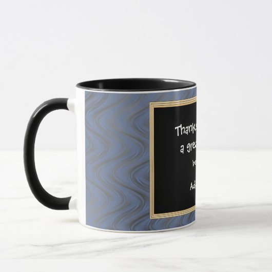 Personalisierter Dank des Lehrers Tasse (Links)