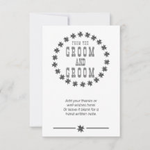 Personalisierter Dank des Raumes und des Raumes