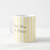 Personalisierter Dankeschön-Lehrer-Mug Kaffeetasse (Vorderseite Links)