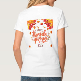 personalisierter Danksagername T-Shirt