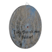 Personalisierter Dartboard Dartscheibe (Vorderseite Links)