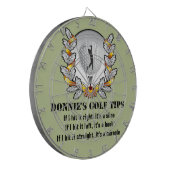 Personalisierter Dartscheibe (Vorderseite Links)