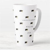 Personalisierter Date-Abschluss groß Milchtasse (Rechte Ecke)