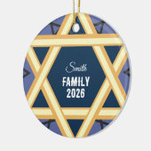 Personalisierter David Keramik Ornament (Links)