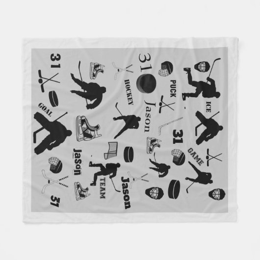 Personalisierter Deckblatt Fleecedecke (Vorderseite (Horizontal))