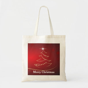 Personalisierter dekorativer Santa-Weihnachtsbaum Tragetasche