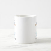 Personalisierter Delfin-Abschluss Kaffeetasse (Mittel)