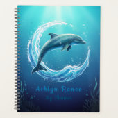 Personalisierter Delfin Planer (Vorderseite)