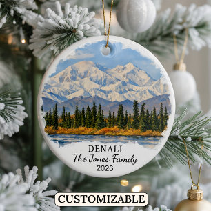 Personalisierter Denali National Park, Maßgeschnei Keramik Ornament