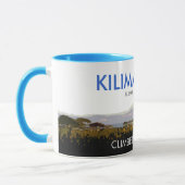 Personalisierter der Kilimandscharo-Aufstieg Tasse (Links)