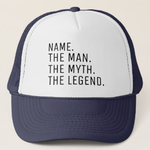 Personalisierter Der Mann Der Mythos Der Legende L Truckerkappe