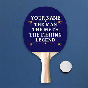 Personalisierter Der Mann Der Mythos Die Fischlege Tischtennis Schläger