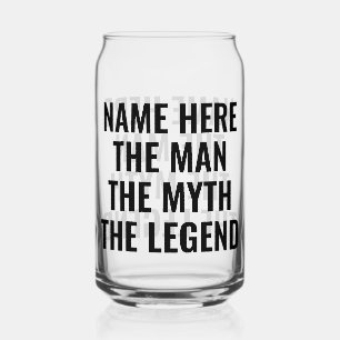 Personalisierter Der Mann Der Mythos Die Legende Dosenglas