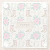 Personalisierter Designer von Midwest Princess Glasuntersetzer (Rückseite)