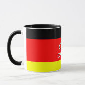 Personalisierter deutscher Flaggenkombo Tasse (Links)