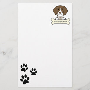 Personalisierter deutscher kurzhaariger Zeiger Briefpapier