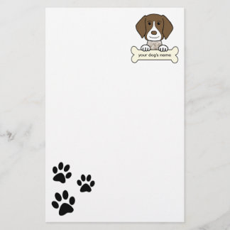 Personalisierter deutscher kurzhaariger Zeiger Briefpapier