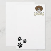 Personalisierter deutscher kurzhaariger Zeiger Briefpapier (Vorne/Hinten)