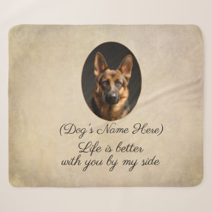 Personalisierter Deutscher Schäferhund an meiner S Sherpadecke