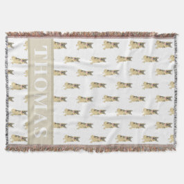 Personalisierter Deutscher Schäferhund Decke