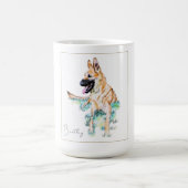 Personalisierter deutscher Schäferhund Malinois Kaffeetasse (Mittel)