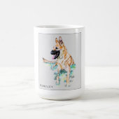 Personalisierter deutscher Schäferhund Malinois Kaffeetasse (Mittel)