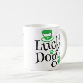 Personalisierter Deutscher Schäferhund St. Patrick Kaffeetasse (VorderseiteRechts)