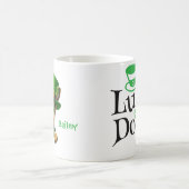 Personalisierter Deutscher Schäferhund St. Patrick Kaffeetasse (Mittel)