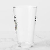 Personalisierter deutscher Schäferhund-Vater Glas (Links)