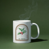 Personalisierter Dezember Geburtstagsmonat Blume Kaffeetasse