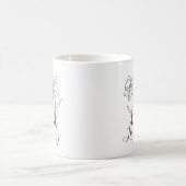 Personalisierter Dezember Narcissus Geburtstagsges Kaffeetasse (Mittel)