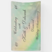 Personalisierter Diamant-Hochzeitstag Banner (Vertikal)