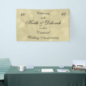 Personalisierter Diamant-Hochzeitstag Banner (Messeveranstaltung)
