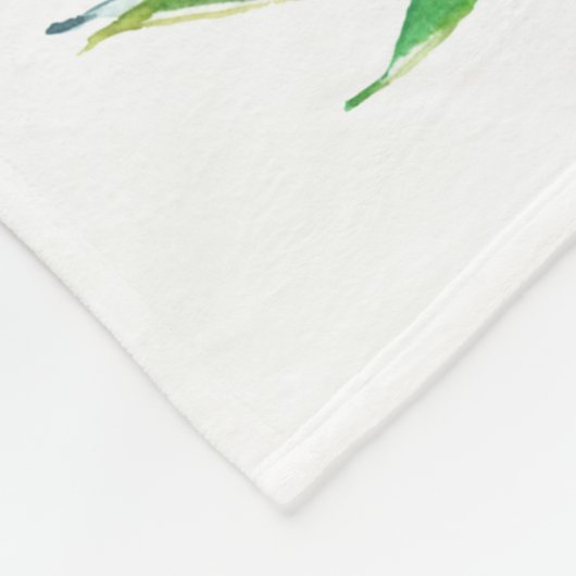 Personalisierter die Fleece-Decken-Löwe-Dschungel Fleecedecke (Ecke)