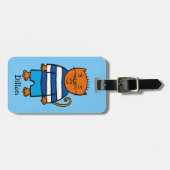 Personalisierter Dillon Gepäckanhänger (Vorderseite horizontal)