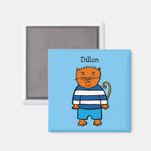 Personalisierter Dillon Magnet (Vorderseite/Rückseite)