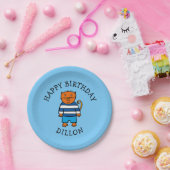 Personalisierter Dillon Pappteller (Party)