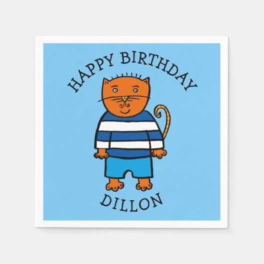 Personalisierter Dillon Serviette (Vorderseite)