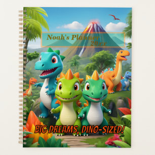 Personalisierter Dinosaur-Abenteuerplaner mit Cust Planer