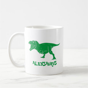 Personalisierter Dinosaurier-Becher, Lustiges Gesc Kaffeetasse
