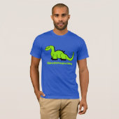 Personalisierter Dinosaurier-erwachsener T - Shirt (Vorne ganz)