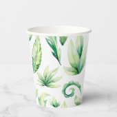 Personalisierter Dinosaurier Paper Cup Pappbecher (Rückseite)