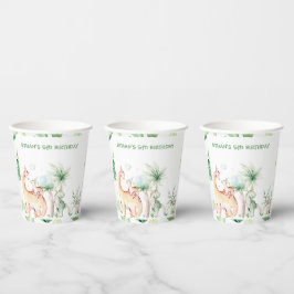 Personalisierter Dinosaurier Paper Cup Pappbecher