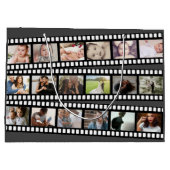 Personalisierter DIY-Maßstab für Fotocollage-Film Große Geschenktüte (Rückseite)