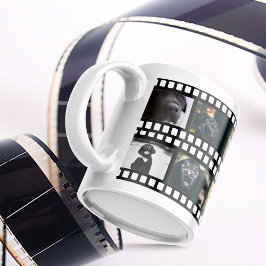 Personalisierter DIY-Maßstab für Fotocollage-Film Jumbo-Tasse