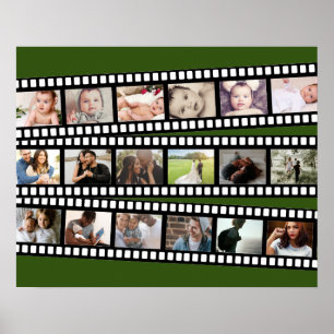 Personalisierter DIY-Maßstab für Fotocollage-Film Poster