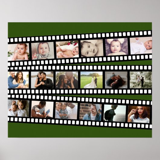 Personalisierter DIY-Maßstab für Fotocollage-Film Poster (Vorne)