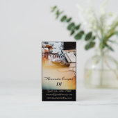 Personalisierter DJ Visitenkarte (Stehend Vorderseite)