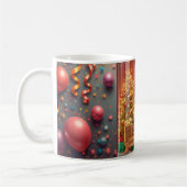 Personalisierter Dobermann-Weihnachtsbecher – Cus Kaffeetasse (Links)