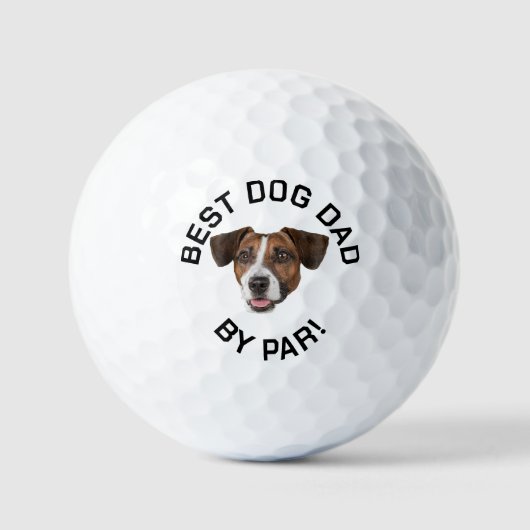 Personalisierter Dog Golf Ball, Funny Dog Face Fot Golfball (Vorderseite)